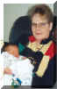 J & Grandma Lewis 6 days old.jpg (488855 bytes)